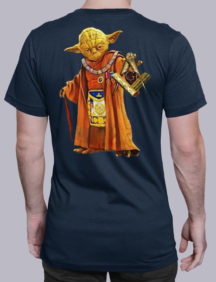 Master Yoda Back Masonic T-Shirt (2)