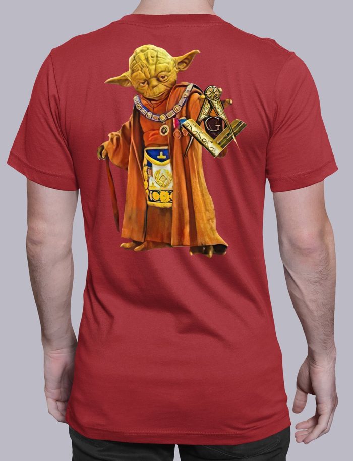 Master Yoda Back Masonic T-Shirt (3)