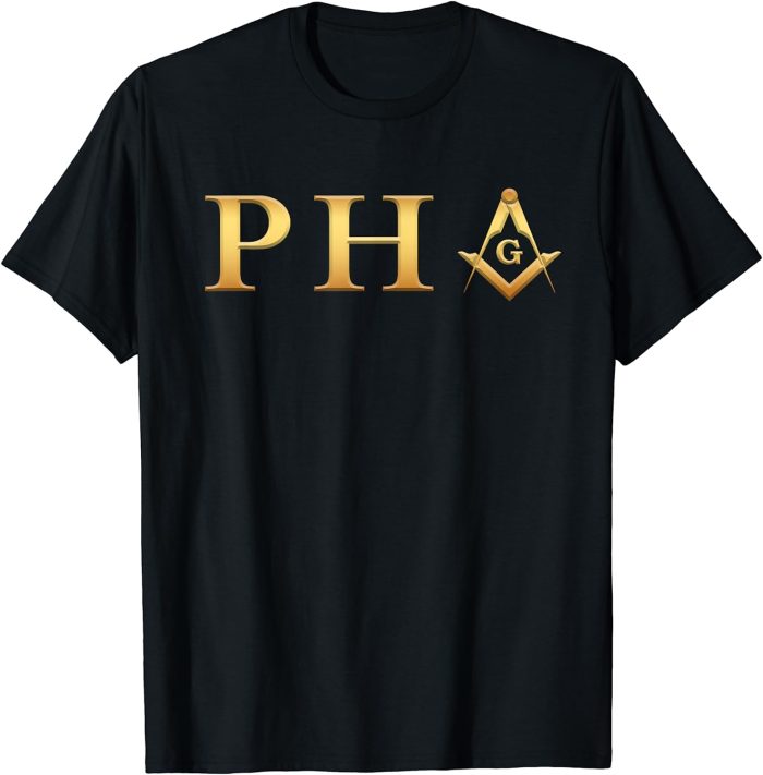 Mens PHA Freemason, Prince Hall Mason - Masonic T-Shirt T-Shirt (1)