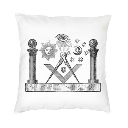 Nordic Style Freemasonry Masonic Throw Pillow Case Home Decorative Custom Mas (1)