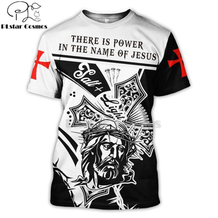 PLstar Cosmos Printed Masonic JESUS Way Maker 3d t shirts tshirt tees summer autumn (4)