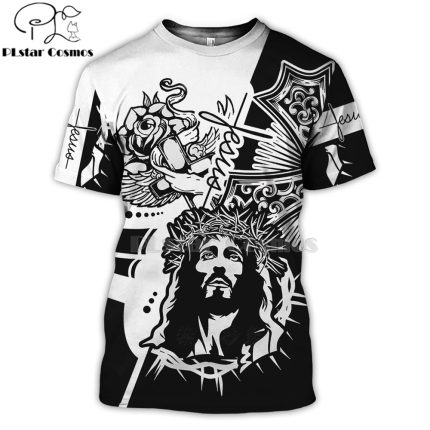 PLstar Cosmos Printed Masonic JESUS Way Maker 3d t shirts tshirt tees summer autumn fu (1)