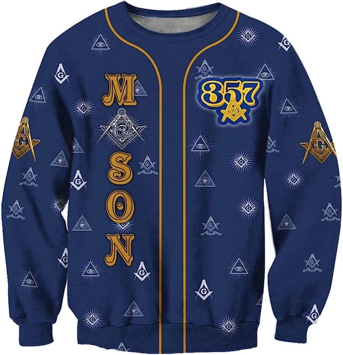 Winter 3D Print Freemasonry Symbol AG Hoodies, Masonic Full Size Sweatshirt Zip Up Hoodies Jacket for M (4)