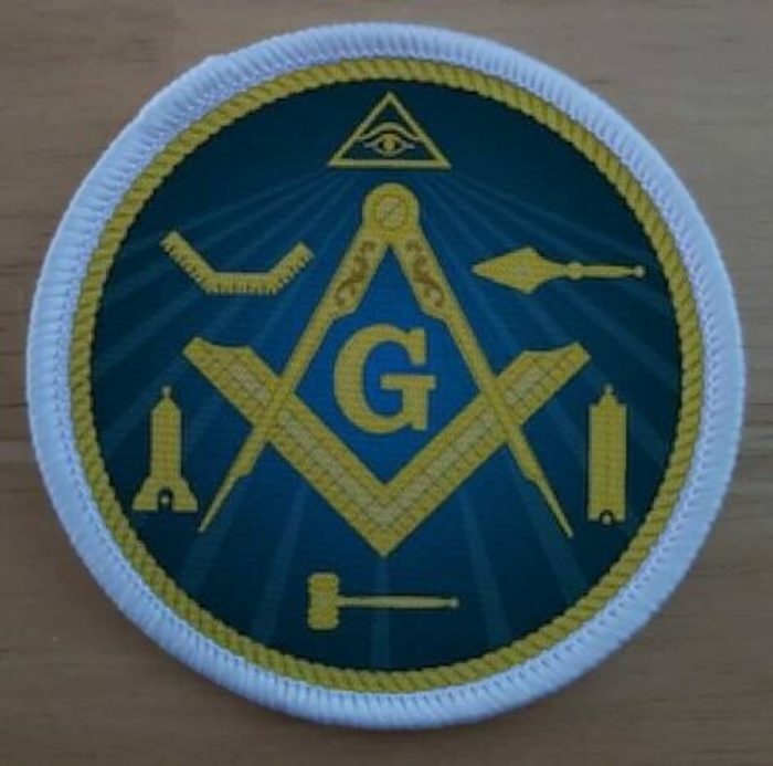 Freemasons Freemason Masonic Lodge Compass Style 3 inch Patch Badge