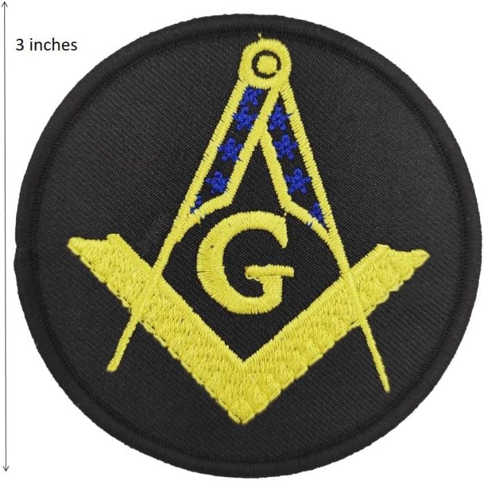 Freemasons Masonic Embroidered Iron on Patches (1)