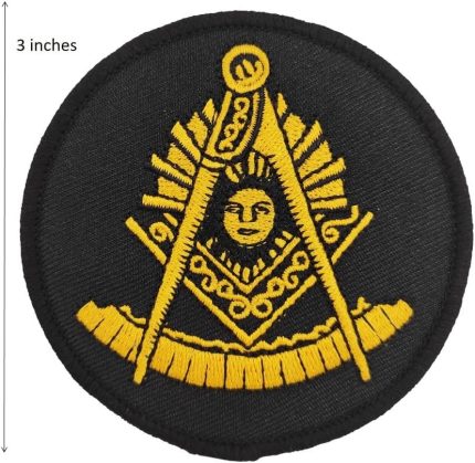 Freemasons Masonic Embroidered Iron on Patches (3)