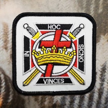 KNIGHTS TEMPLAR COMMANDERY PATCH - EMBROIDERED