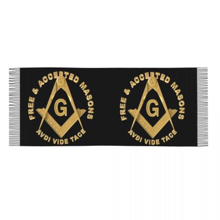 Ladies Long Masons Masonic Freemason Scarves Women Winter Fall Thick War (5)