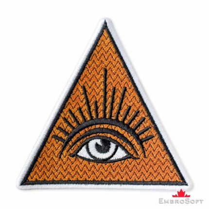 Masonic Eye Embroidered Patch (3.5″ × 3.5″)