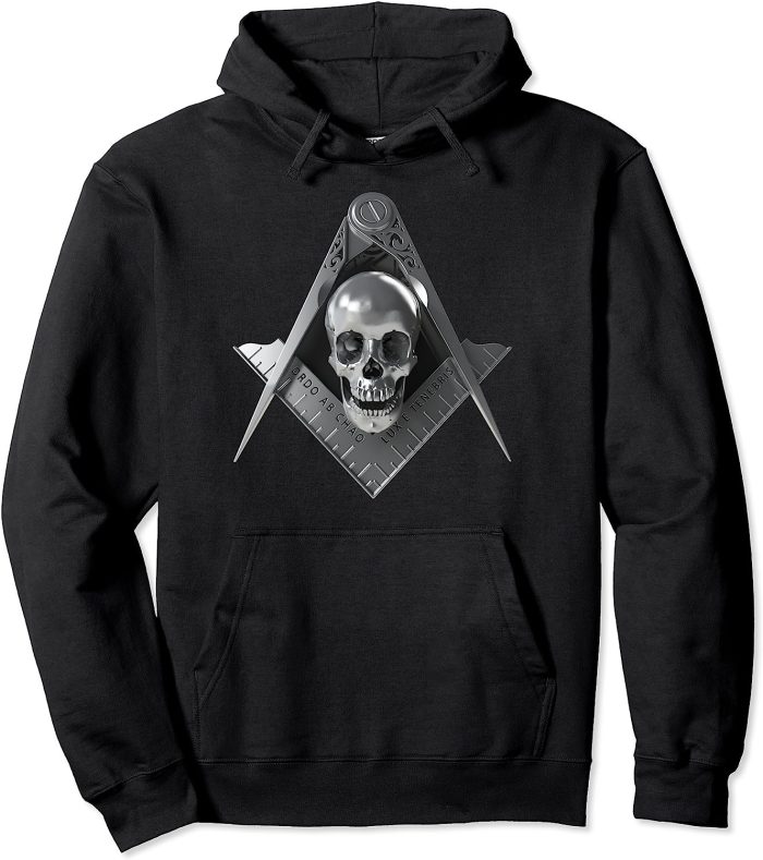 Masonic Shirt Square Compass Skull Freemason T-Shirt Pullover Hoodie (1)