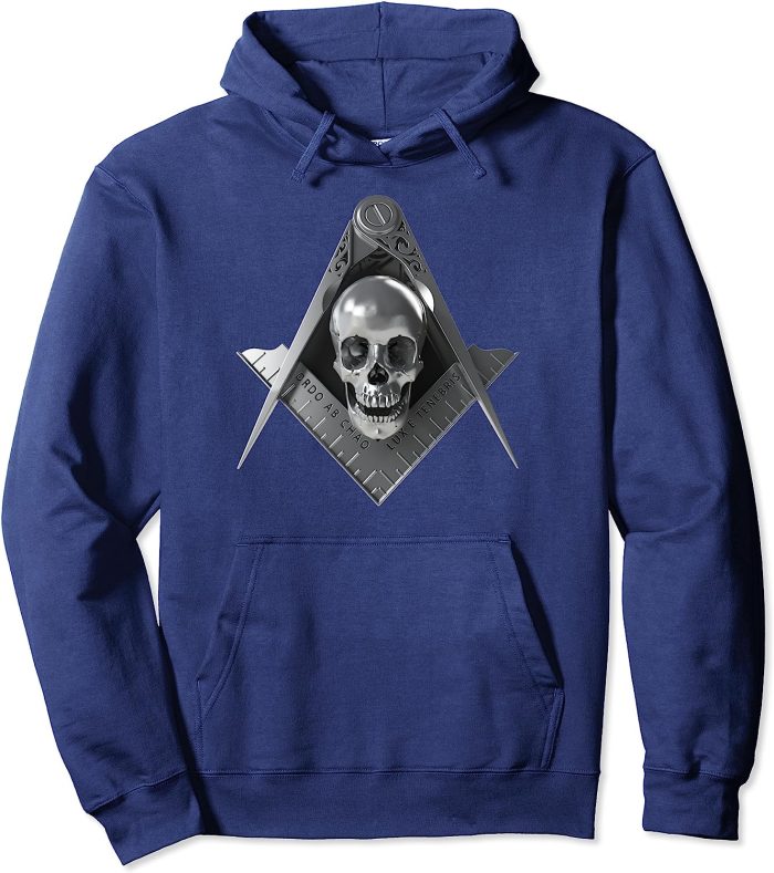 Masonic Shirt Square Compass Skull Freemason T-Shirt Pullover Hoodie (2)