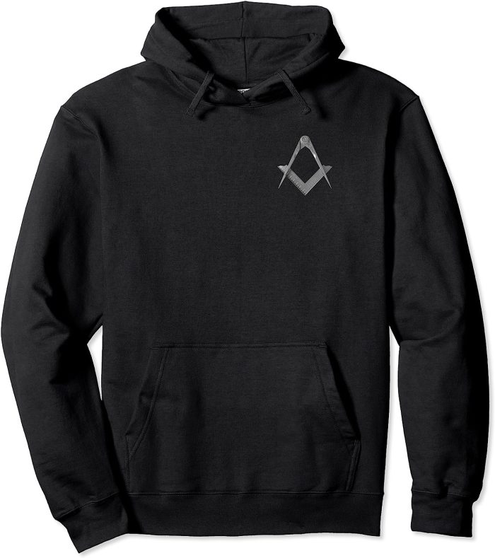 Masonic Square & Compass Freemason Pullover Hoodie (1)