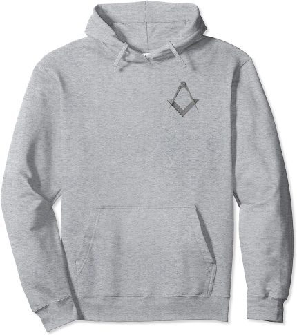 Masonic Square & Compass Freemason Pullover Hoodie (2)