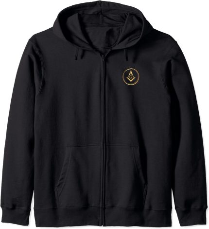 Ouroboros Freemason gifts for men, Masonic Gifts Freemasonry Zip Hoodie