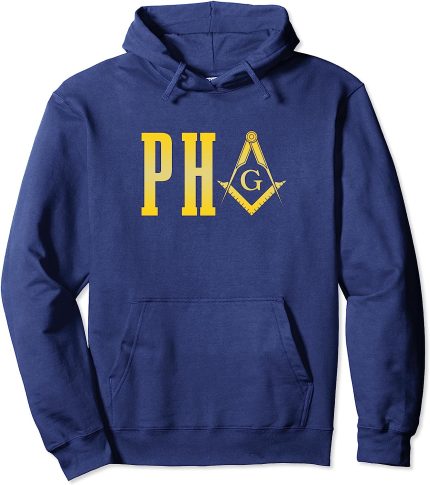 PHA Prince Hall Mason Freemason Masonic Square & Compass Pullover Hoodie (3)