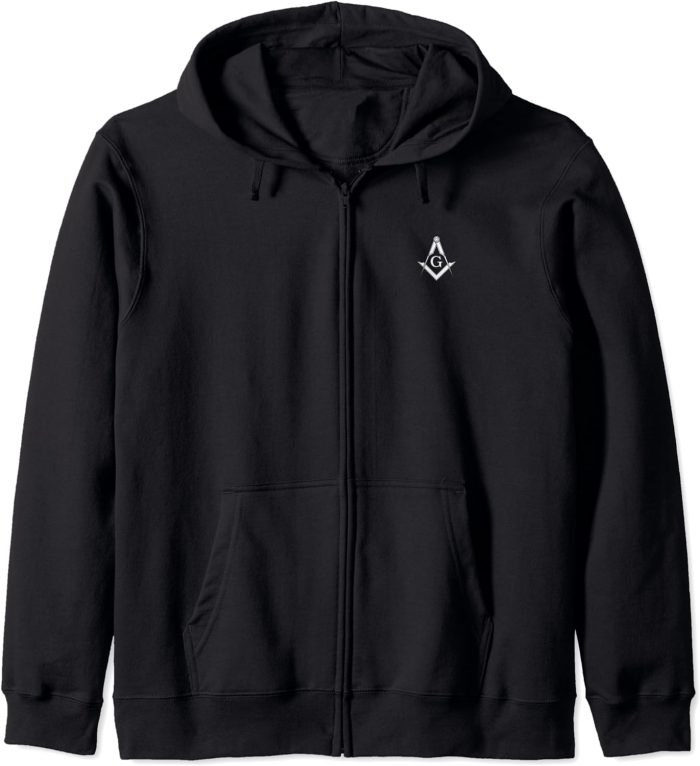 Square and Compass Freemason gifts for men, Masonic Gifts Zip Hoodie