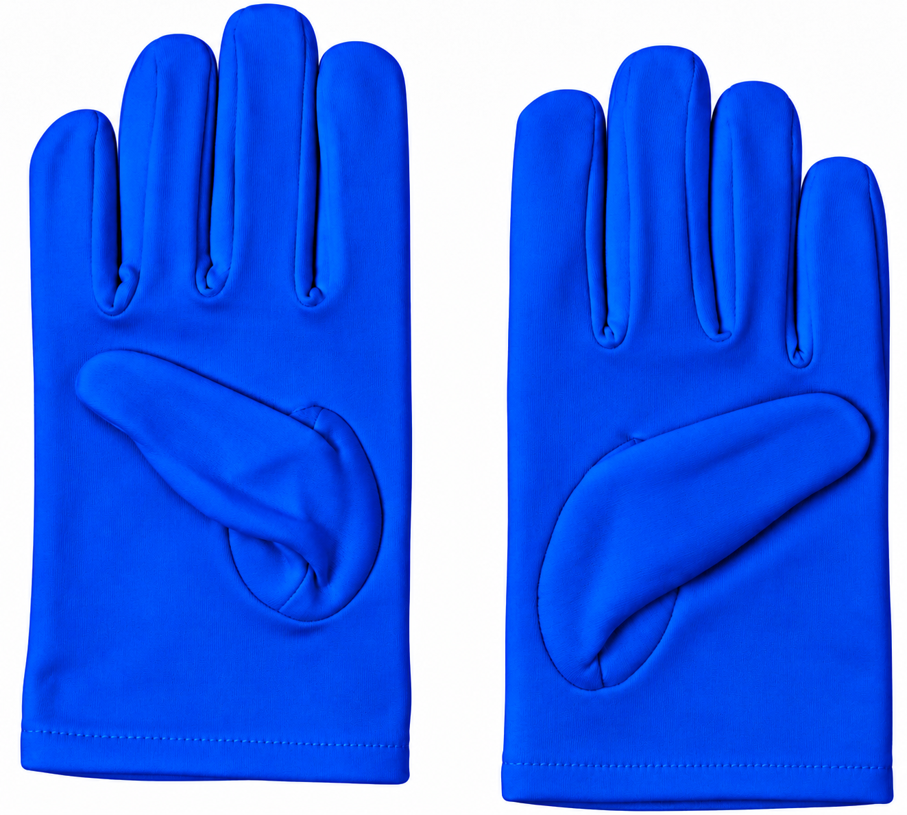 Royal Blue Gloves Side by Side